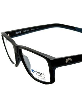 NEW COSTA DEL MAR 06A8014 80140157 OCR 400 Black Men Eyeglasses 57mm 16 140